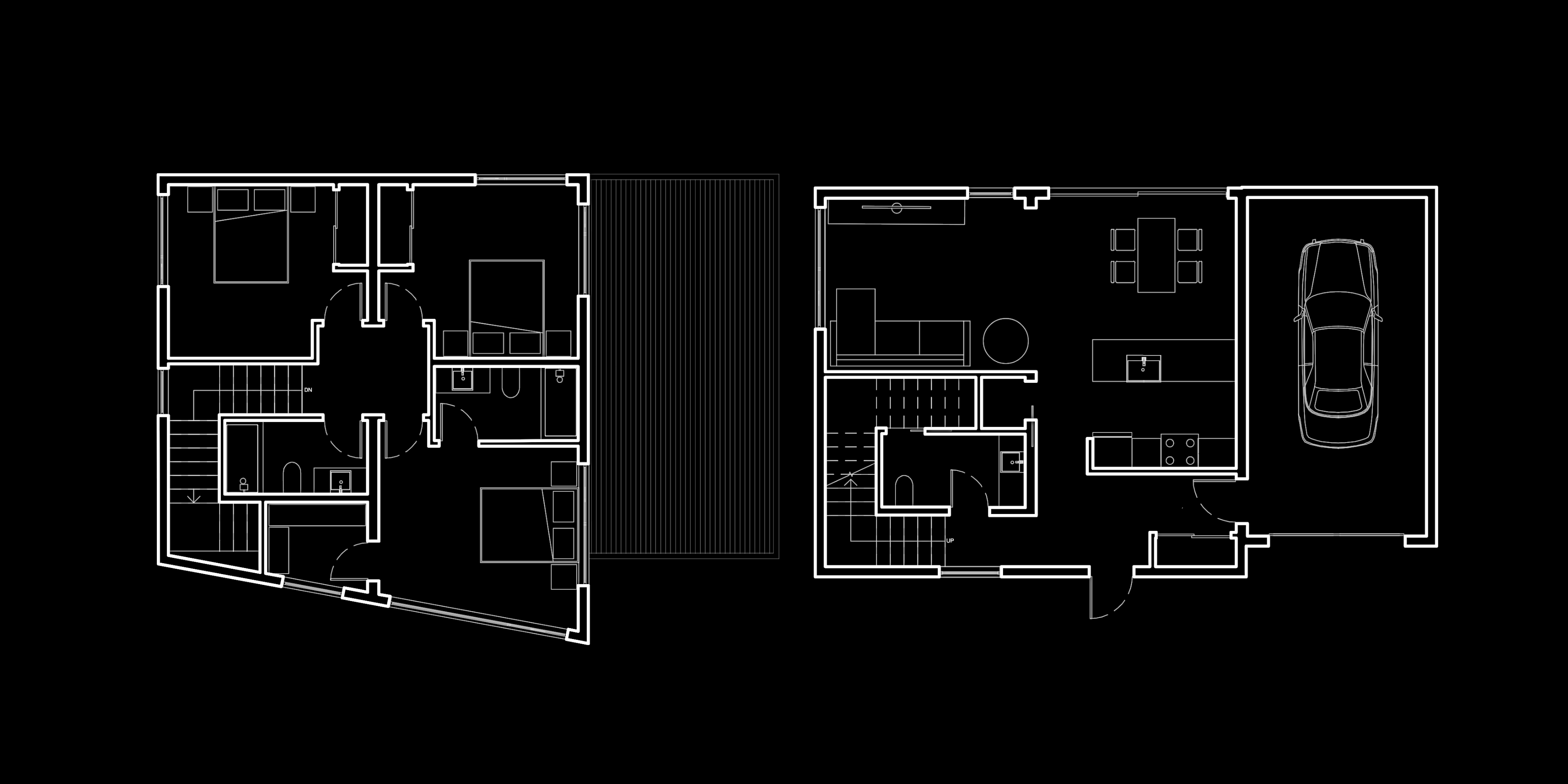 Two storey custom modular British Columbia floor plan