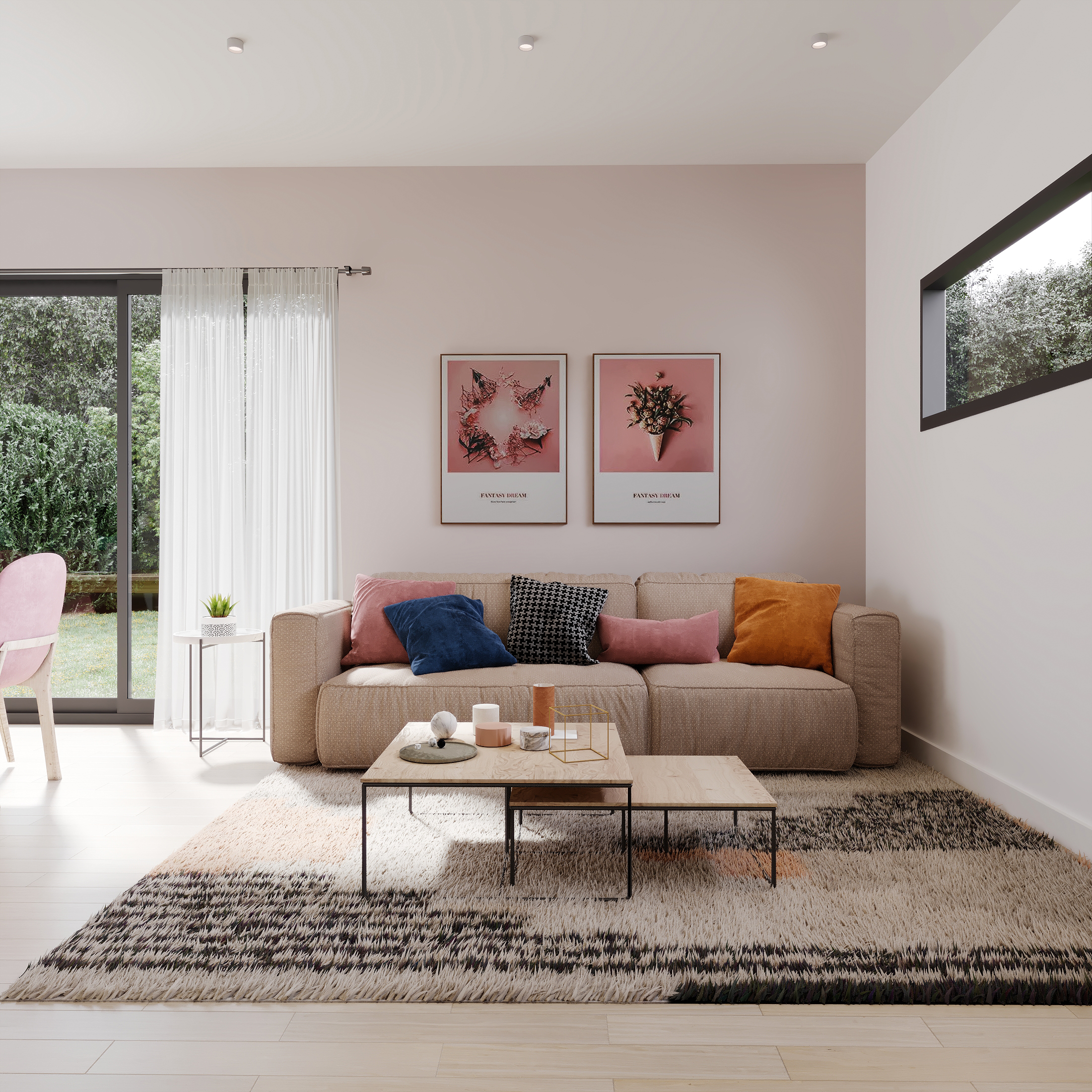 Modern prefab home Vancouver Island — interior view 2