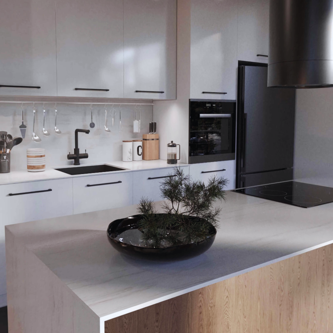 Whaletown kitchen detail
