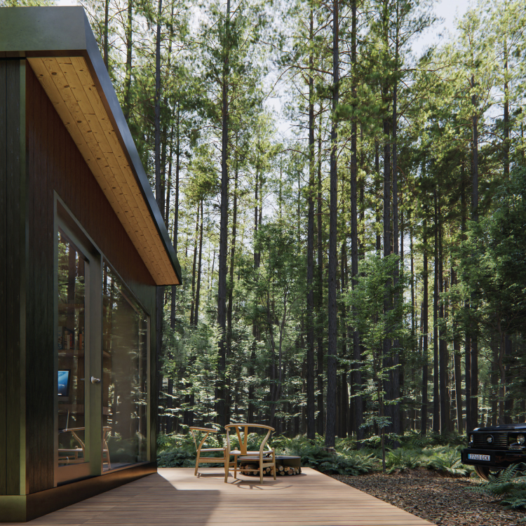 Modern prefab ADU British Columbia — exterior view 11