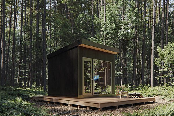 Modern prefab ADU British Columbia — exterior view 3