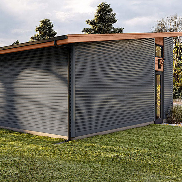 Lund modular garage British Columbia — exterior view 6