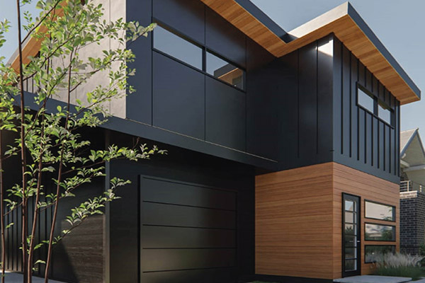 Modern custom modular home Vancouver Island — exterior view 3
