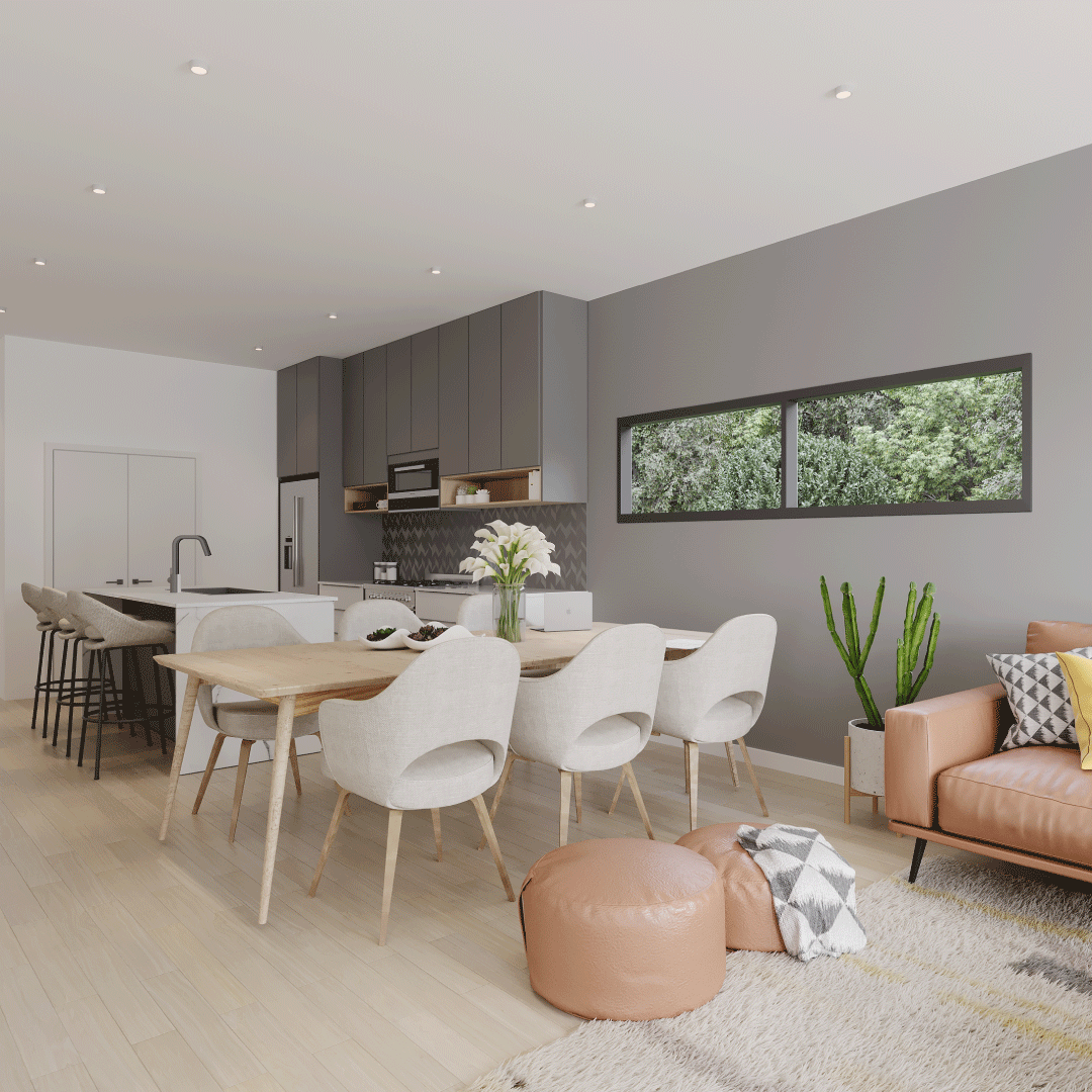 Modern custom modular home Vancouver Island — kitchen 3